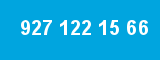 927 122 15 66 927 122 15 66